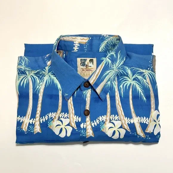 Kahala Hawaiian Shirt John Severson Mens Size XL Button Shirt Short Sleeve Rayon - Picture 7 of 11